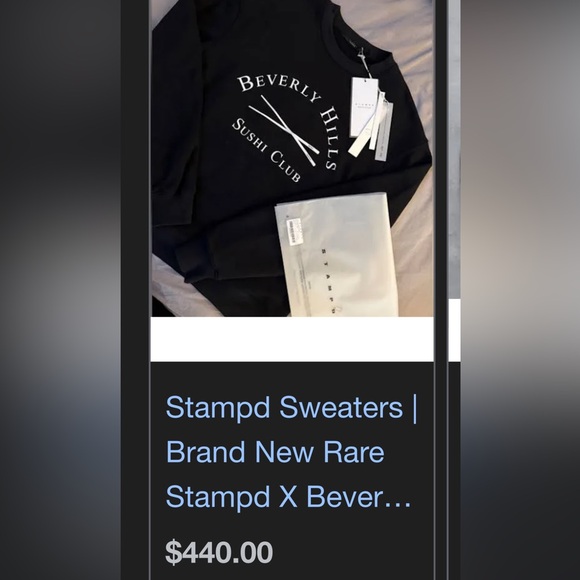 Stampd Matsuhisa Beverly Hills Sushi Club Black Sweatshirt - Picture 5 of 6